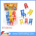 2016 Promotion gift toy! Cheap samll toys colorful chair set for sale